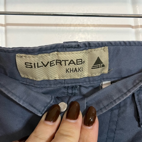 Vintage SilverTab Levi’s Archer Cargo Pant Blue Khaki 35x30 - Picture 2 of 6